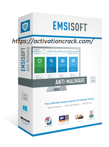 Emsisoft Anti-Malware 9.0.11640 Crack + Activation Key 2023